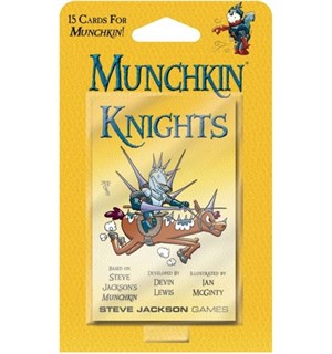 Munchkin Knights Booster 15 nye kort til Munchkin Kortspill 